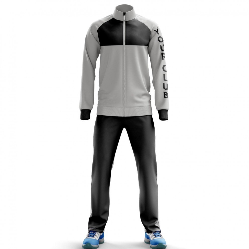 Custom 100% Polyester Team Training Suit Sublimated Men Wholesale Tracksuits For Bulk