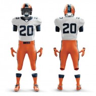 New Arrival Custom Wholesale Sublimated High Quality Latest American Football Jerseys & Pant Set American Football Uniform