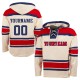 Fashion custom hockey hoodie jersey hockey hoodie with lace