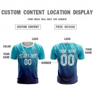 Customized 2023 New Design Men And Women Team Sublimation Sports Soccer Wear T-Shirts Uniform Football Jersey