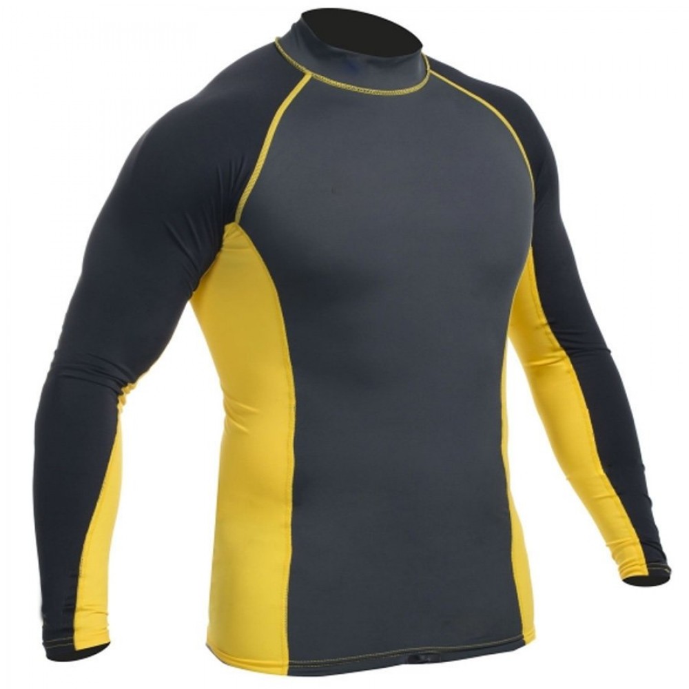 Custom printed high quality long sleeve rash guard