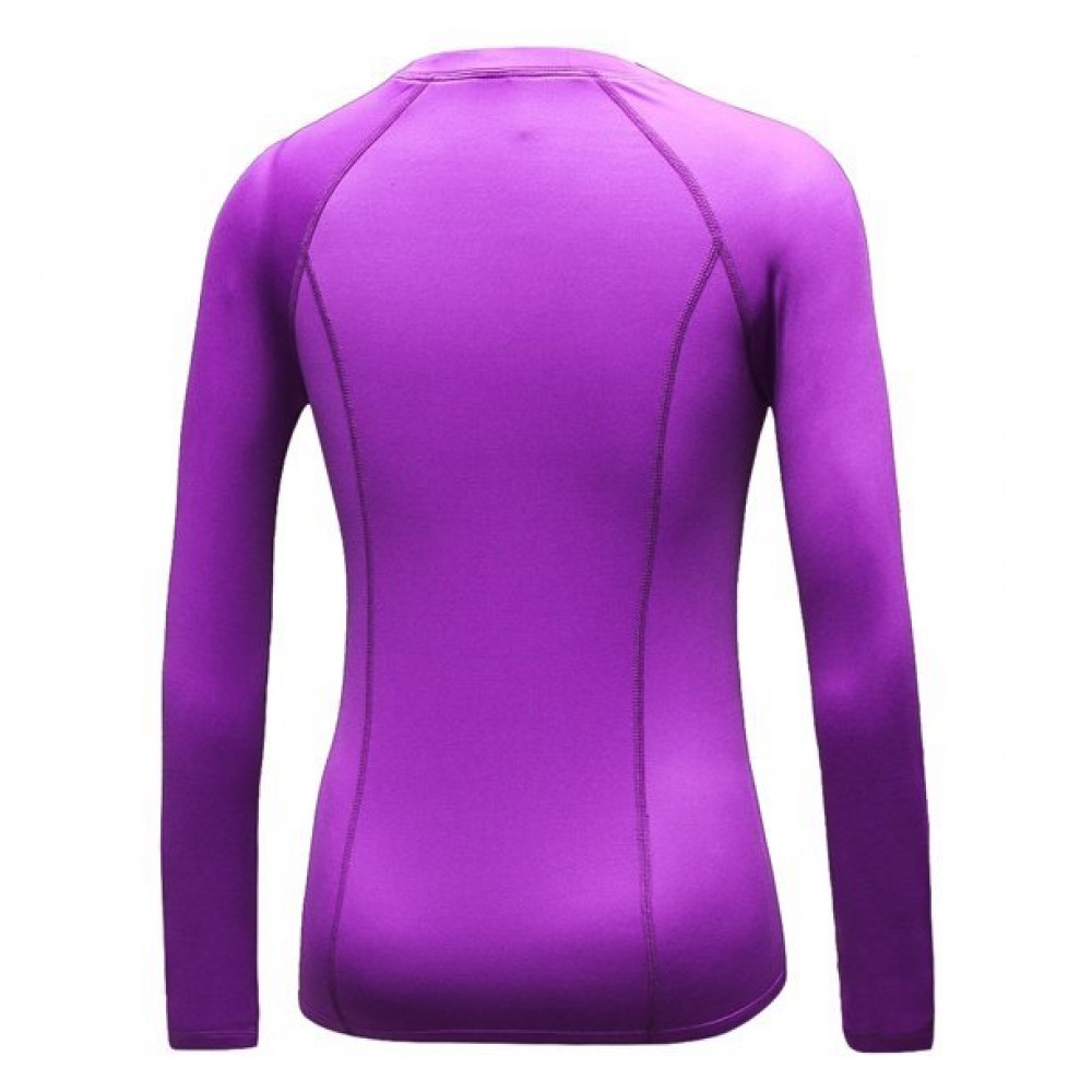 Custom Logo Women Long Sleeve Printed Sports Rash guard Shirt