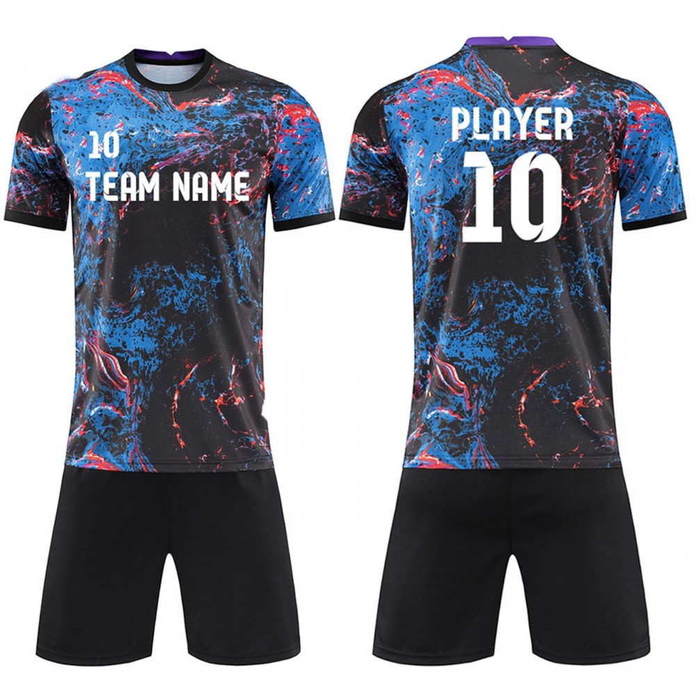 Custom Printing Adult Children Football Uniform Training Uniform Quick Dry Breathable Team Uniform Light Board Jersey