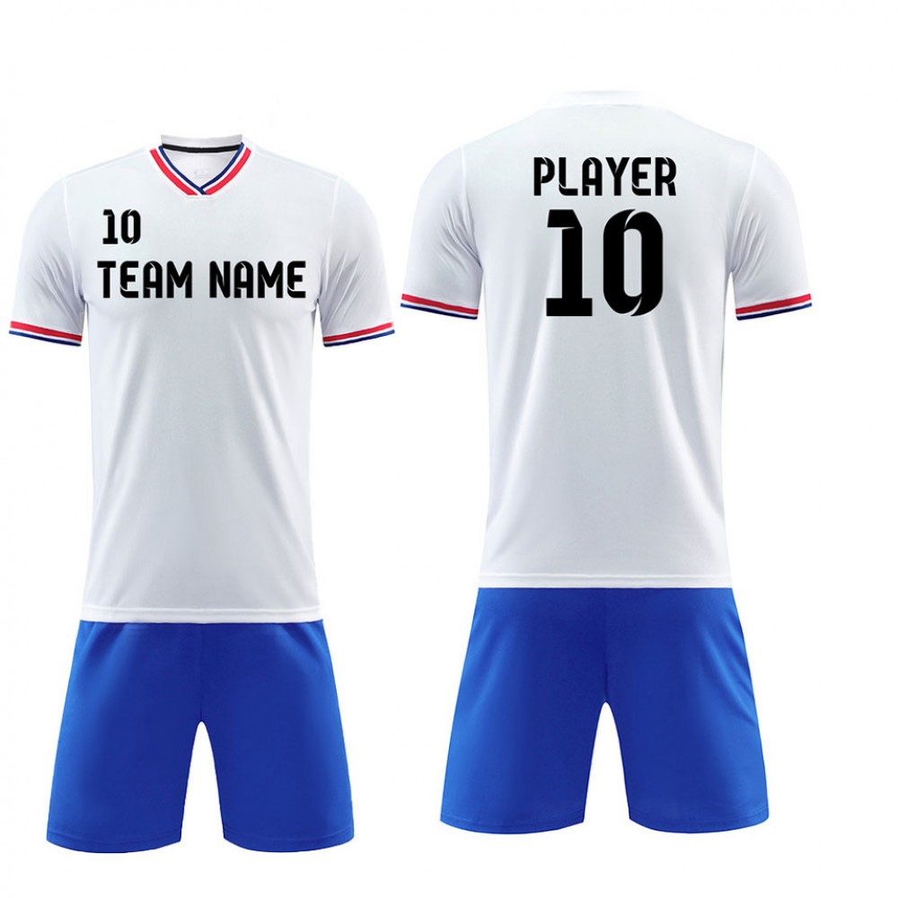 Latest design Soccer short Sleeves Jersey Men Football Training Uniforms Child Women Football uniform