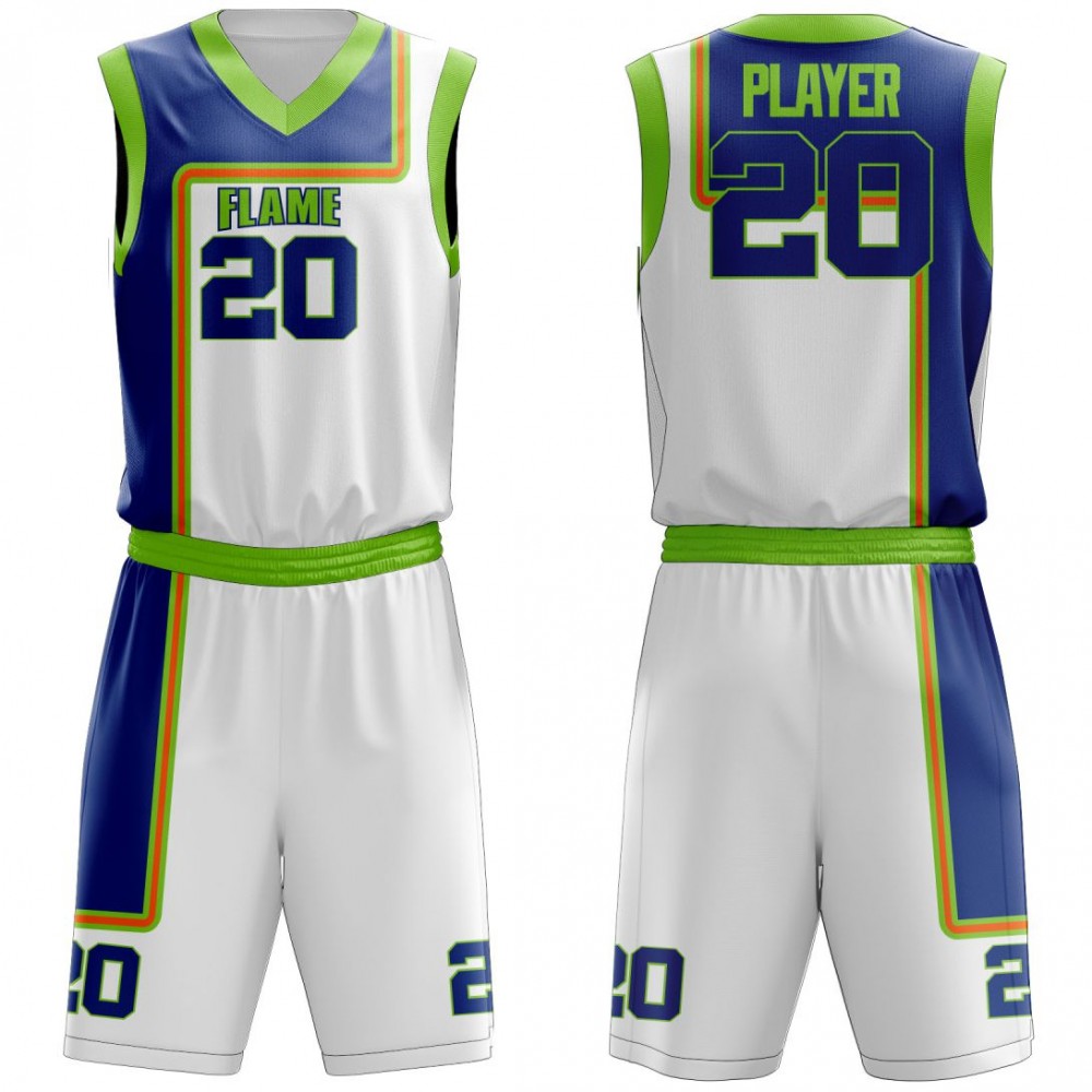 Wholesales Basketball Uniforms Sublimated – Flame