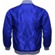 Custom Satin Varsity Jackets 100% Polyester Custom Your Design Silk Screen Blue Men Printing Satin Jackets