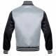 Plain custom men wholesale blank varsity jackets 100% polyester satin silk jacket