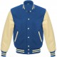 Lights Colors Body Jacket Wholesale Men’s Baseball Varsity Wool Leather Pullover Wool / Acrylic Plain Dyed