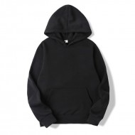 Wholesale Cotton fleece hoodies customized men’s hoodies sweatshirts over sized custom pullover plain hoodie