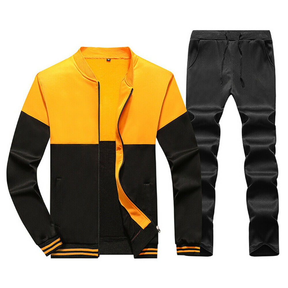 Men’s Plain Polyester Tracksuits Wholesale