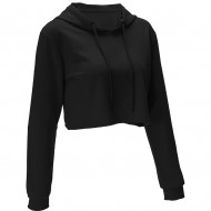 Latest Design Lady Pullover Hoodies Women Long Sleeve Crop Hoodies