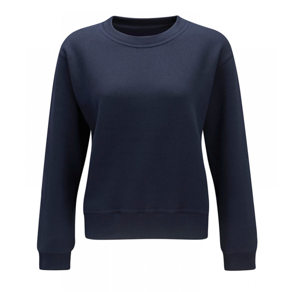 Women Sweatshirt Ladies Casual New Design Cotton Relaxed Fit Plain