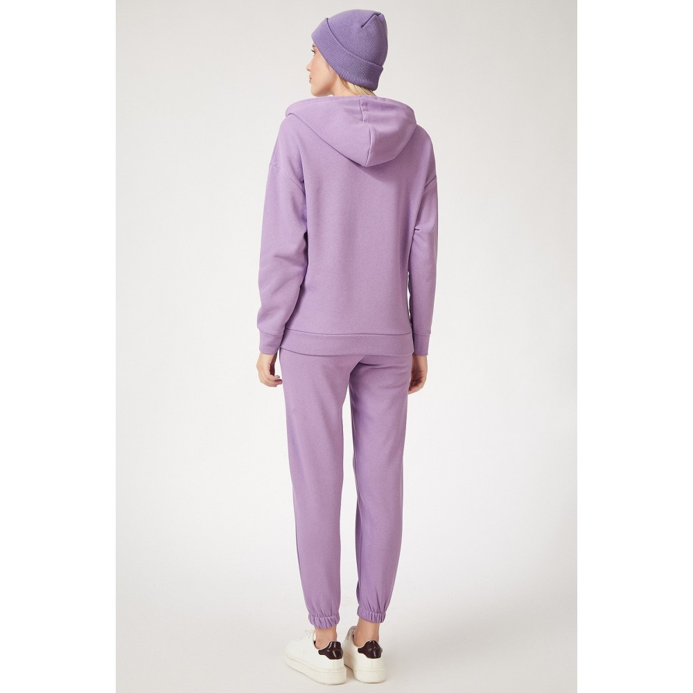 Women’s Lilac Fleece Winter Track Suit