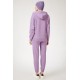 Women’s Lilac Fleece Winter Track Suit