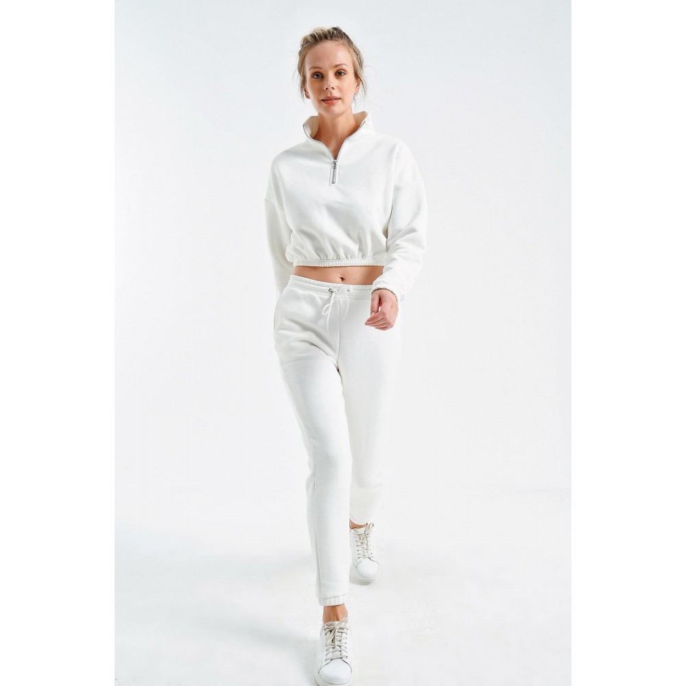 Women Cotton Soft Three Thread Sportswear Track Suit