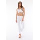 Women’s White Stripe Detailed Jogger Sweatpants